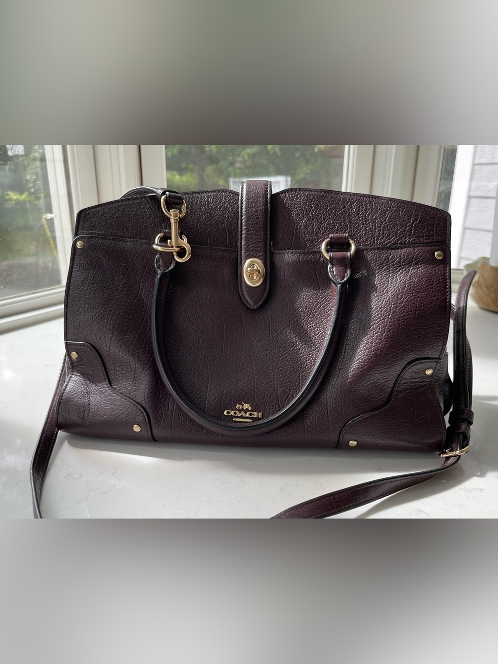 2017 Coach Mercer Satchel 30 (37575)